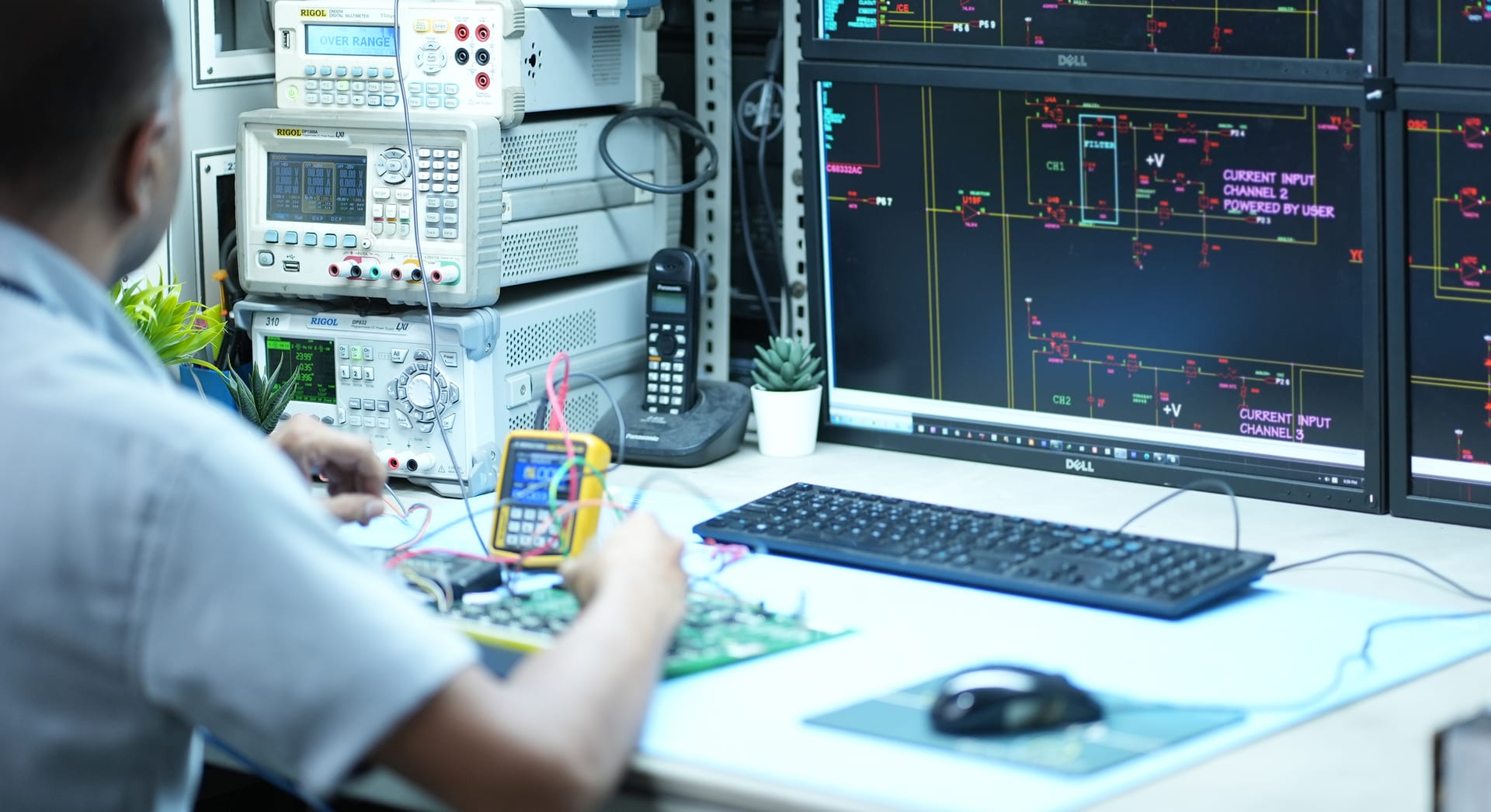 Synchronics industrial electronics repair facility — slide 4